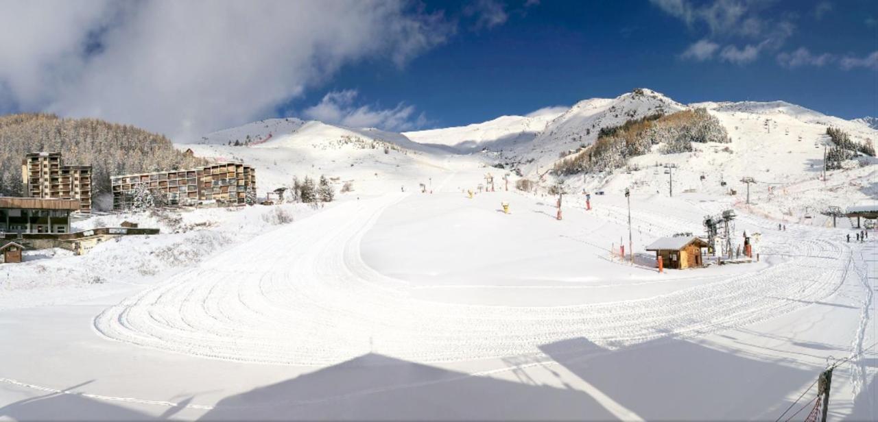 Orcieres Rond Point Des Pistes 1 Panoramique, Front De Neige Daire Dış mekan fotoğraf
